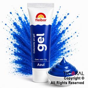COLORANTE EN GEL FLEIGEL AZUL X 15 GR